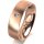 Ring 14 Karat Rotgold 6.0 mm l&auml;ngsmatt 1 Brillant G vs 0,025ct