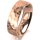 Ring 18 Karat Rotgold 6.0 mm diamantmatt