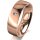 Ring 18 Karat Rotgold 6.0 mm poliert 1 Brillant G vs 0,025ct