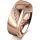 Ring 18 Karat Rotgold 6.0 mm poliert 5 Brillanten G vs Gesamt 0,065ct