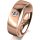 Ring 18 Karat Rotgold 6.0 mm poliert 1 Brillant G vs 0,090ct