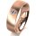 Ring 18 Karat Rotgold 6.0 mm l&auml;ngsmatt 1 Brillant G vs 0,090ct