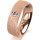 Ring 18 Karat Rotgold 6.0 mm kreismatt 1 Brillant G vs 0,090ct
