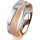 Ring 14 Karat Rot-/Weissgold 6.0 mm kreismatt