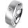 Ring 14 Karat Weissgold 6.0 mm sandmatt 1 Brillant G vs 0,050ct