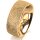 Ring 14 Karat Gelbgold 7.0 mm kristallmatt