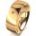 Ring 14 Karat Gelbgold 7.0 mm poliert 1 Brillant G vs 0,025ct