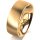 Ring 18 Karat Gelbgold 7.0 mm l&auml;ngsmatt