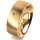 Ring 18 Karat Gelbgold 7.0 mm l&auml;ngsmatt 1 Brillant G vs 0,025ct