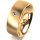 Ring 18 Karat Gelbgold 7.0 mm l&auml;ngsmatt 1 Brillant G vs 0,050ct