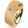 Ring 18 Karat Gelbgold 7.0 mm kreismatt 1 Brillant G vs 0,050ct