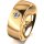 Ring 18 Karat Gelbgold 7.0 mm poliert 1 Brillant G vs 0,090ct