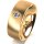Ring 18 Karat Gelbgold 7.0 mm l&auml;ngsmatt 1 Brillant G vs 0,090ct