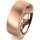 Ring 14 Karat Rotgold 7.0 mm sandmatt
