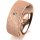 Ring 14 Karat Rotgold 7.0 mm kreismatt 1 Brillant G vs 0,025ct