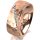 Ring 14 Karat Rotgold 7.0 mm diamantmatt 6 Brillanten G vs Gesamt 0,080ct