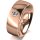 Ring 14 Karat Rotgold 7.0 mm poliert 1 Brillant G vs 0,090ct