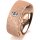 Ring 14 Karat Rotgold 7.0 mm kreismatt 1 Brillant G vs 0,090ct