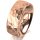 Ring 18 Karat Rotgold 7.0 mm diamantmatt