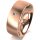 Ring 18 Karat Rotgold 7.0 mm l&auml;ngsmatt 1 Brillant G vs 0,025ct