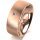 Ring 18 Karat Rotgold 7.0 mm sandmatt 1 Brillant G vs 0,025ct
