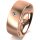 Ring 18 Karat Rotgold 7.0 mm l&auml;ngsmatt 1 Brillant G vs 0,050ct