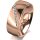 Ring 18 Karat Rotgold 7.0 mm poliert 6 Brillanten G vs Gesamt 0,080ct