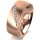 Ring 18 Karat Rotgold 7.0 mm l&auml;ngsmatt 6 Brillanten G vs Gesamt 0,080ct