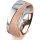 Ring 18 Karat Rot-/Weissgold 7.0 mm kreismatt