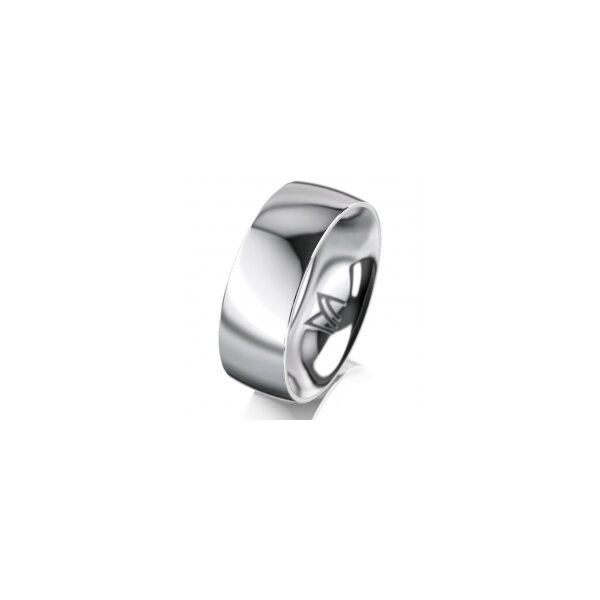 Ring 14 Karat Weissgold 7.0 mm poliert