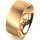 Ring 14 Karat Gelbgold 8.0 mm sandmatt