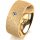 Ring 14 Karat Gelbgold 8.0 mm kreismatt 1 Brillant G vs 0,050ct