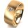 Ring 14 Karat Gelbgold 8.0 mm l&auml;ngsmatt 1 Brillant G vs 0,090ct