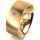 Ring 18 Karat Gelbgold 8.0 mm l&auml;ngsmatt 1 Brillant G vs 0,050ct