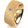 Ring 18 Karat Gelbgold 8.0 mm kreismatt 1 Brillant G vs 0,050ct