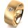 Ring 18 Karat Gelbgold 8.0 mm sandmatt 1 Brillant G vs 0,090ct