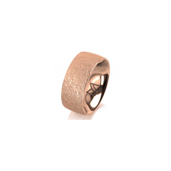 Ring 14 Karat Rotgold 8.0 mm kreismatt