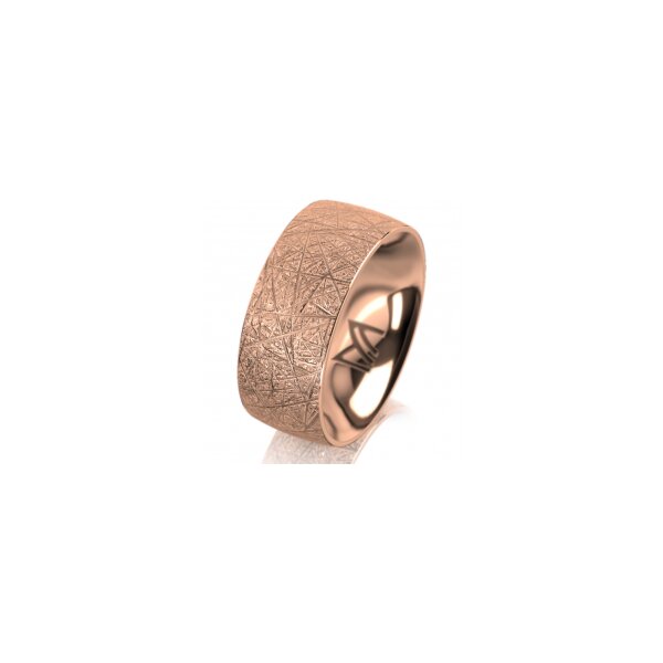 Ring 14 Karat Rotgold 8.0 mm kristallmatt
