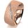 Ring 14 Karat Rotgold 8.0 mm kreismatt 7 Brillanten G vs Gesamt 0,095ct