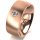 Ring 14 Karat Rotgold 8.0 mm l&auml;ngsmatt 1 Brillant G vs 0,090ct