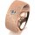 Ring 14 Karat Rotgold 8.0 mm kreismatt 1 Brillant G vs 0,090ct