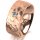 Ring 14 Karat Rotgold 8.0 mm diamantmatt 1 Brillant G vs 0,090ct