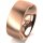 Ring 18 Karat Rotgold 8.0 mm l&auml;ngsmatt
