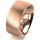 Ring 18 Karat Rotgold 8.0 mm sandmatt