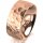 Ring 18 Karat Rotgold 8.0 mm diamantmatt
