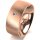 Ring 18 Karat Rotgold 8.0 mm sandmatt 1 Brillant G vs 0,025ct