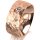 Ring 18 Karat Rotgold 8.0 mm diamantmatt 5 Brillanten G vs Gesamt 0,115ct