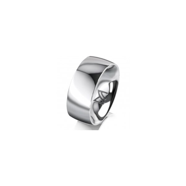Ring 18 Karat Weissgold 8.0 mm poliert