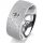 Ring 18 Karat Weissgold 8.0 mm kreismatt 1 Brillant G vs 0,090ct