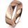 Ring 14 Karat Rotgold 5.5 mm poliert 5 Brillanten G vs Gesamt 0,045ct